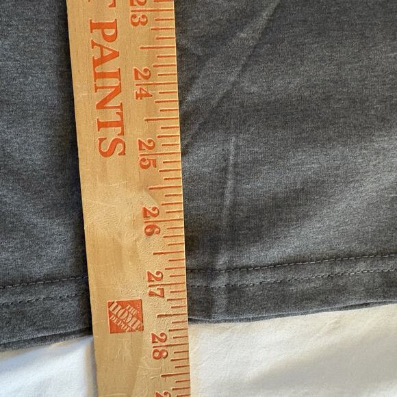 New Hybrid Apparel Gray Holiday Gingerbread Man "Oh Snap!” T-shirt Size Large - Picture 6 of 7